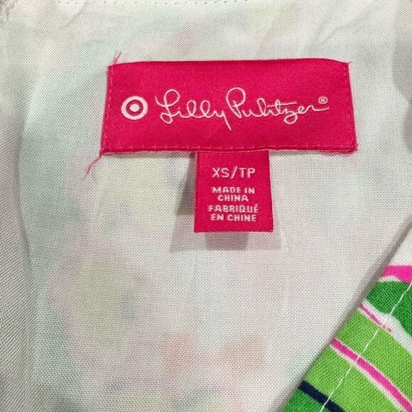 Lilly Pulitzer for Target Floral Multicolored Tank Top Women’s XS - Picture 3 of 3